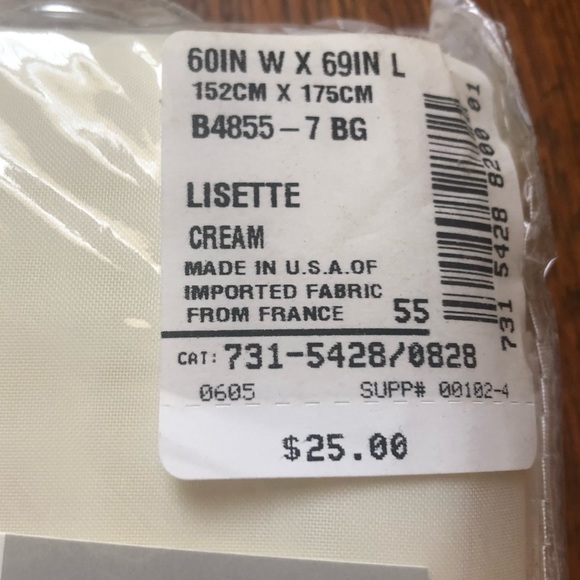 2 JC Penney Home Collection Door Panel Sheer ~ NEW - Picture 3 of 4